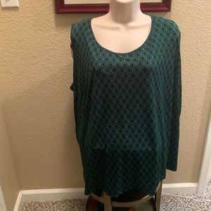 Catherines diamond pattern tank size 4X (30/32)